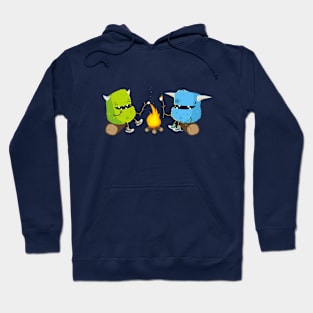 Camping monsters Hoodie